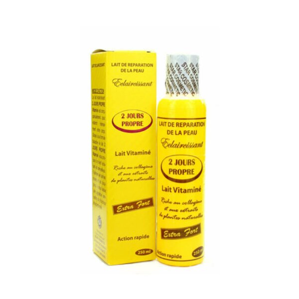 2 JOURS PROPRE LAIT VITAMINE 250ML YELLOW
